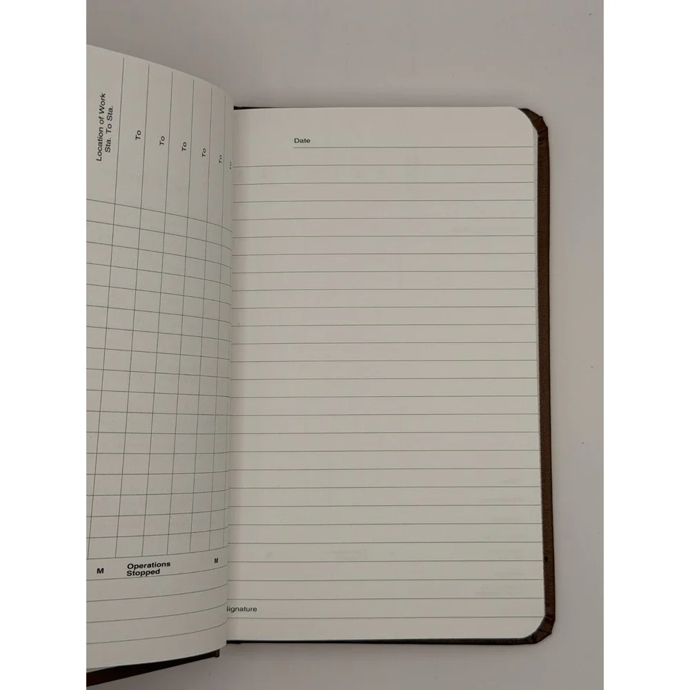 Vintage TxDOT Diary Book Form 232 Texas Dept Transportation Construction Log '91